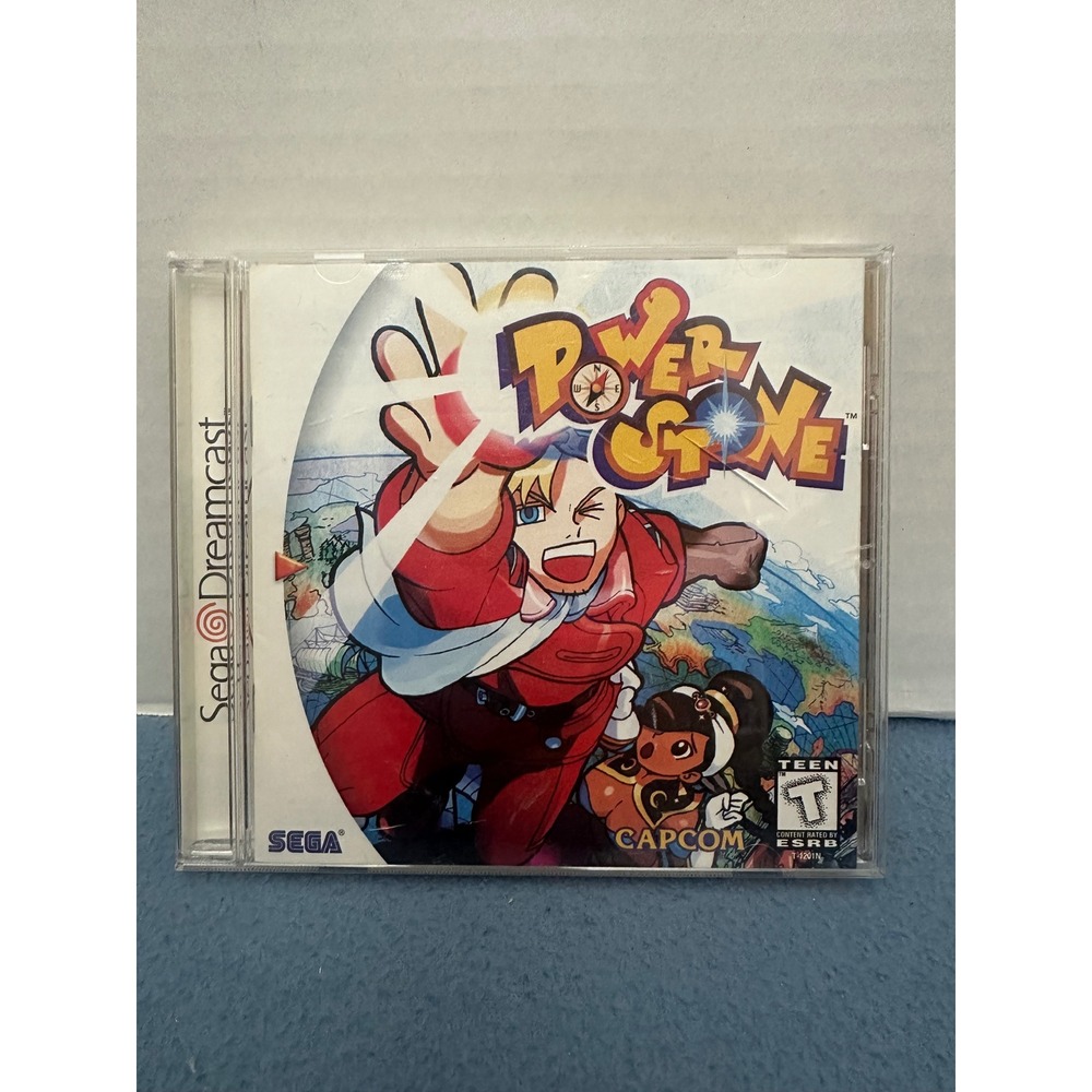 Power Stone Sega Dreamcast Capcom Fighting Game CIB with Manual T-1201N
